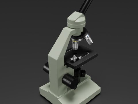 Microscope 3D-Modell