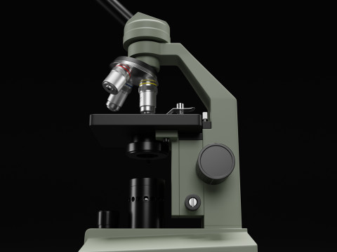 Microscope 3D-Modell