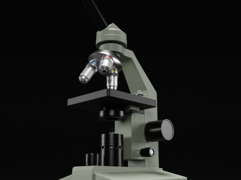 Microscope 3D-Modell