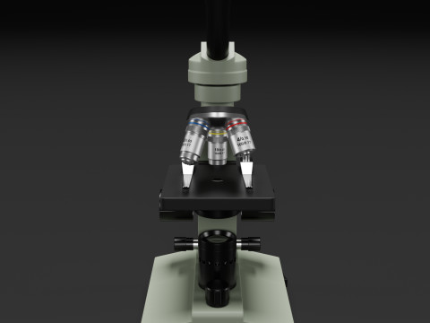 Microscope 3D-Modell
