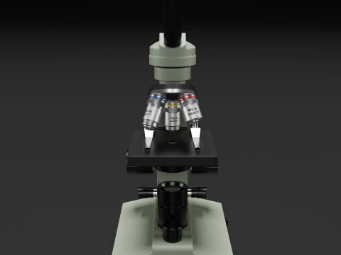 Mikroskop Model 3D