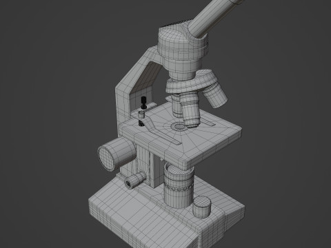 Microscope 3D-Modell