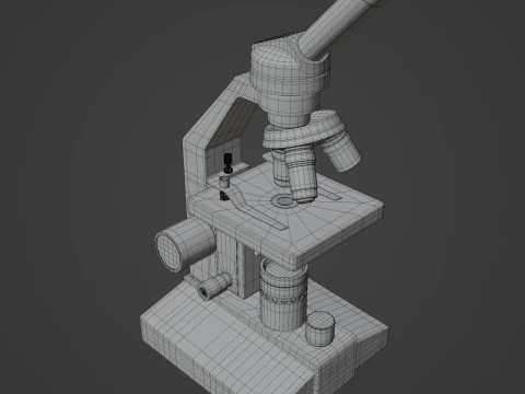 Mikroskop Model 3D