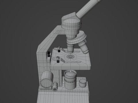 Microscope 3D-Modell