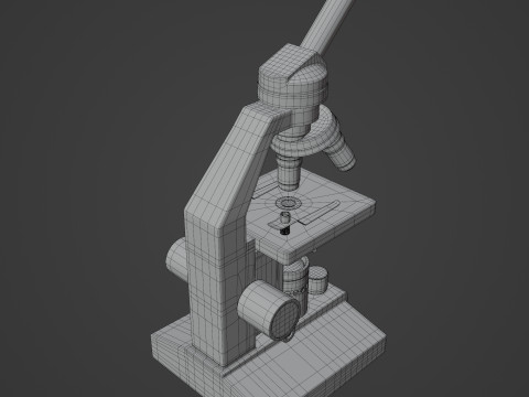 Microscope 3D-Modell