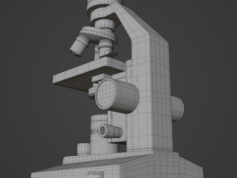 Microscope 3D-Modell