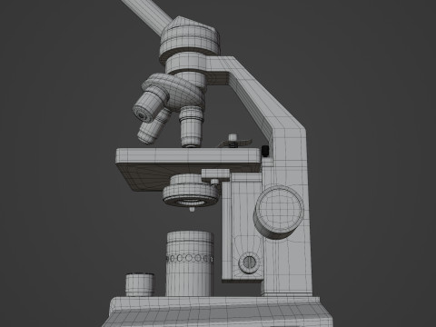 Microscope 3D-Modell