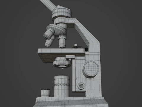 Mikroskop Model 3D