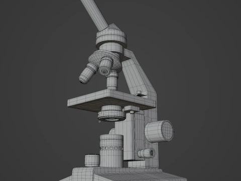 Mikroskop Model 3D