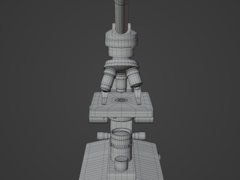 Microscope 3D-Modell