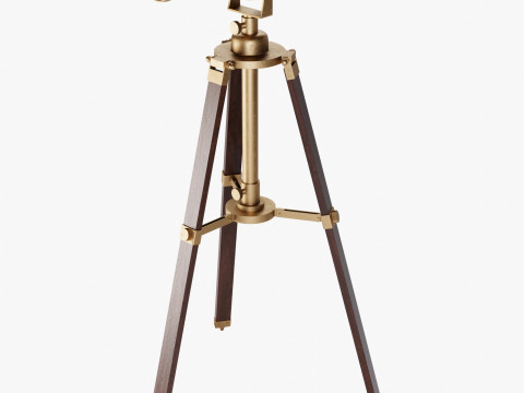 Vintage Telescope 3D Model