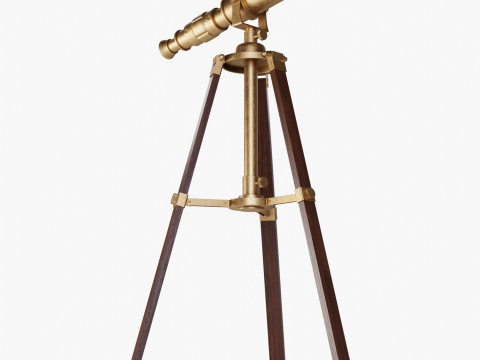 Vintage Telescope 3D Model