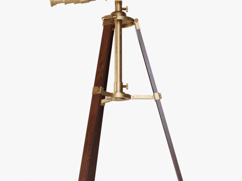 Vintage Telescope 3D Model