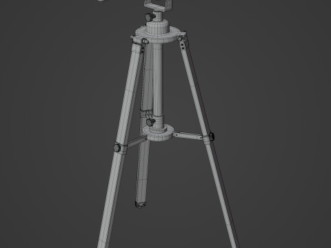 Vintage Telescope 3D Model