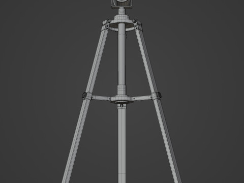 Vintage Telescope 3D Model
