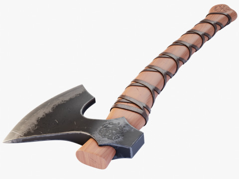 Viking Axe Modello 3D