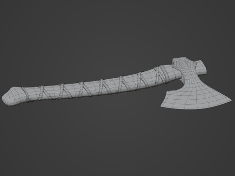 Viking Axe Modello 3D
