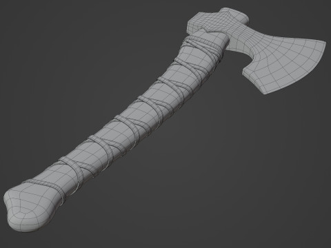 Viking Axe Modello 3D