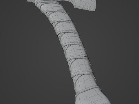 Viking Axe Modello 3D