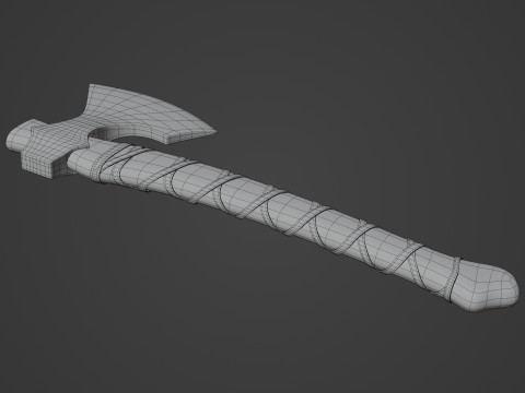 Viking Axe Modello 3D