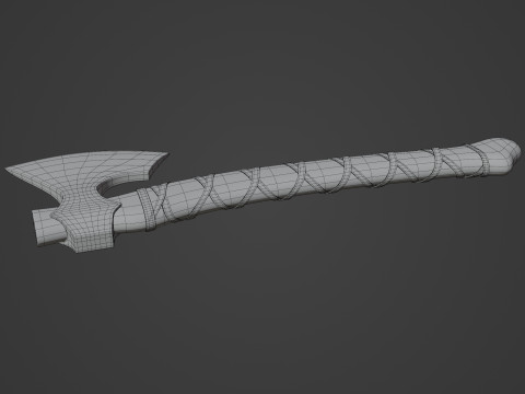 Viking Axe Modello 3D