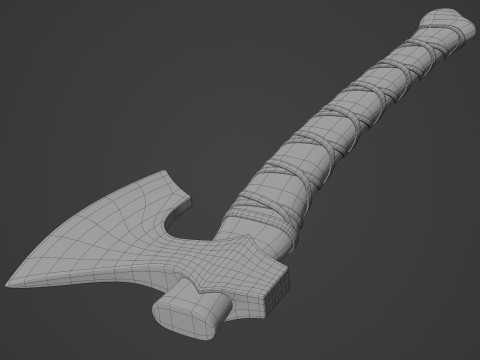 Viking Axe Modello 3D