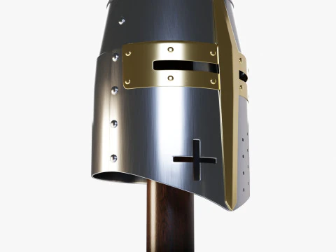 Medieval Helmet 3D Model