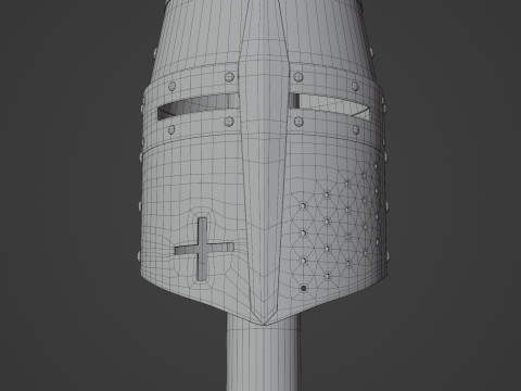 Medieval Helmet Modèle 3D
