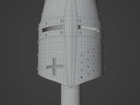 Medieval Helmet 3D Model