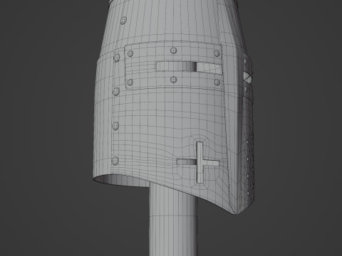 Medieval Helmet Modèle 3D