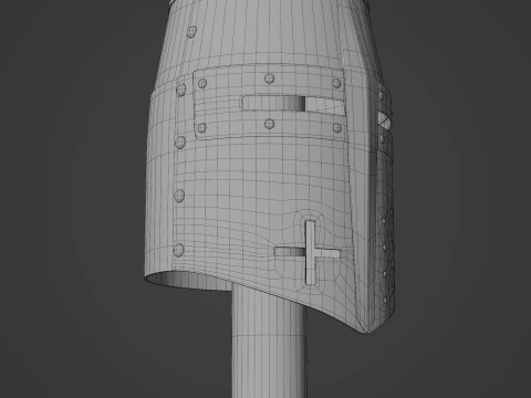 Medieval Helmet 3D Model