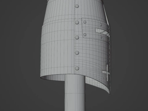 Medieval Helmet 3D Model