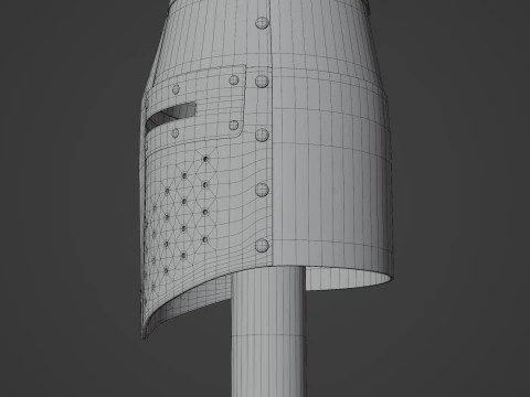 Medieval Helmet 3D Model