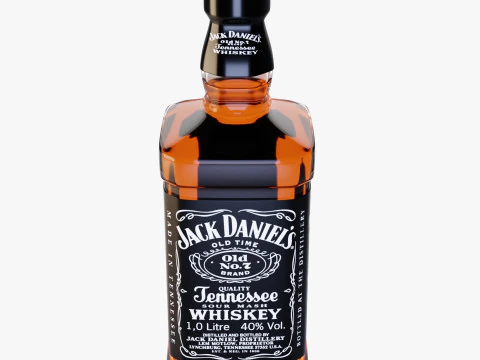 Whiskey Jack Daniels 3D Model