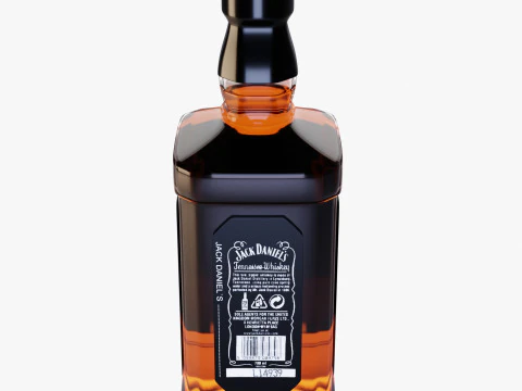 Whiskey Jack Daniels 3D Model