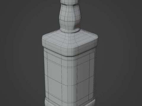 Whiskey Jack Daniels 3D Model