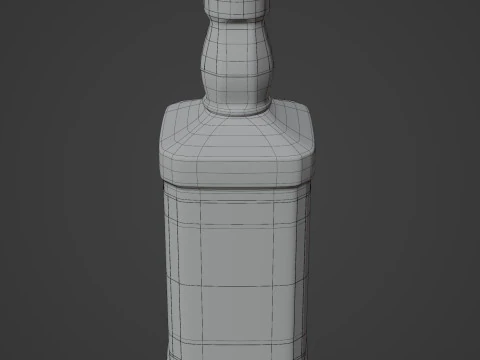 Whiskey Jack Daniels 3D Model