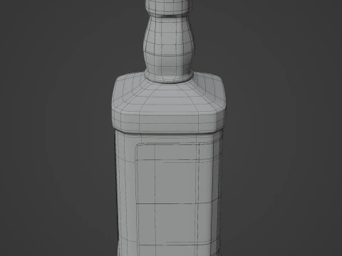 Whiskey Jack Daniels 3D Model