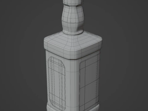 Whiskey Jack Daniels 3D Model