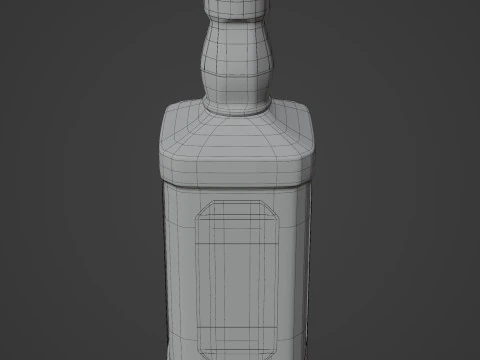 Whiskey Jack Daniels 3D Model