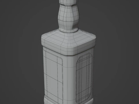 Whiskey Jack Daniels 3D Model