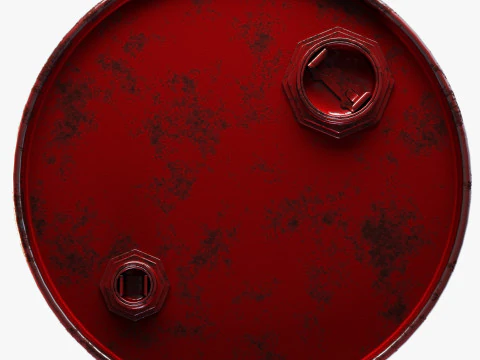 Oil Barrel 3D Model
