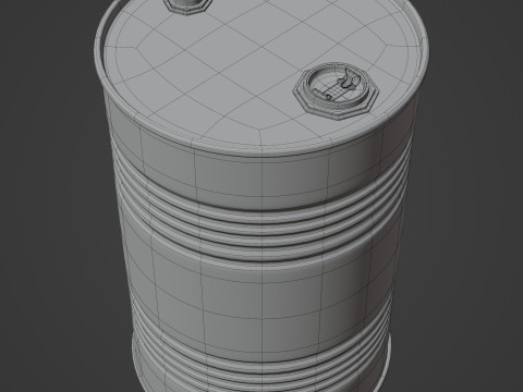 Oil Barrel 3D Модель