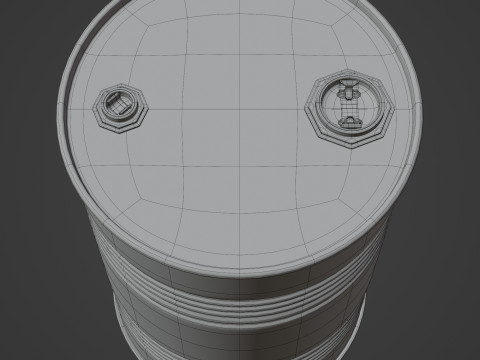 Oil Barrel 3D Модель