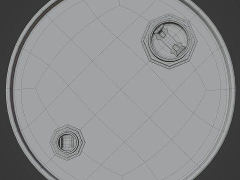 Oil Barrel 3D Model