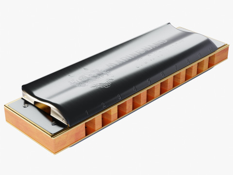 Harmonica 3Dモデル