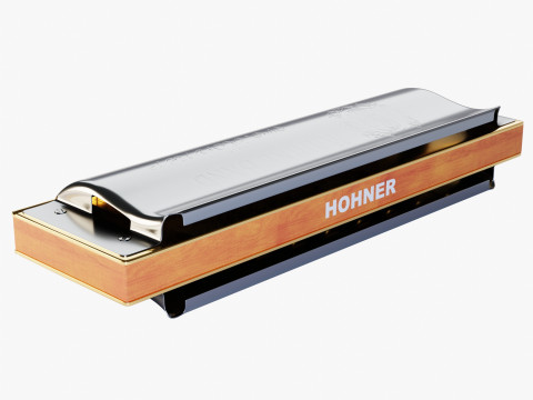 Harmonica 3Dモデル