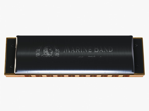 Harmonica 3Dモデル