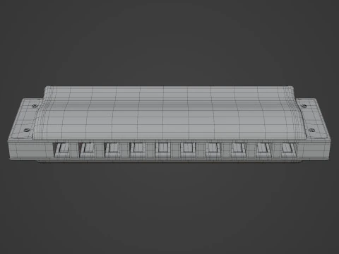 Harmonika Model 3D