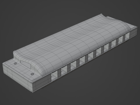 Harmonica 3Dモデル